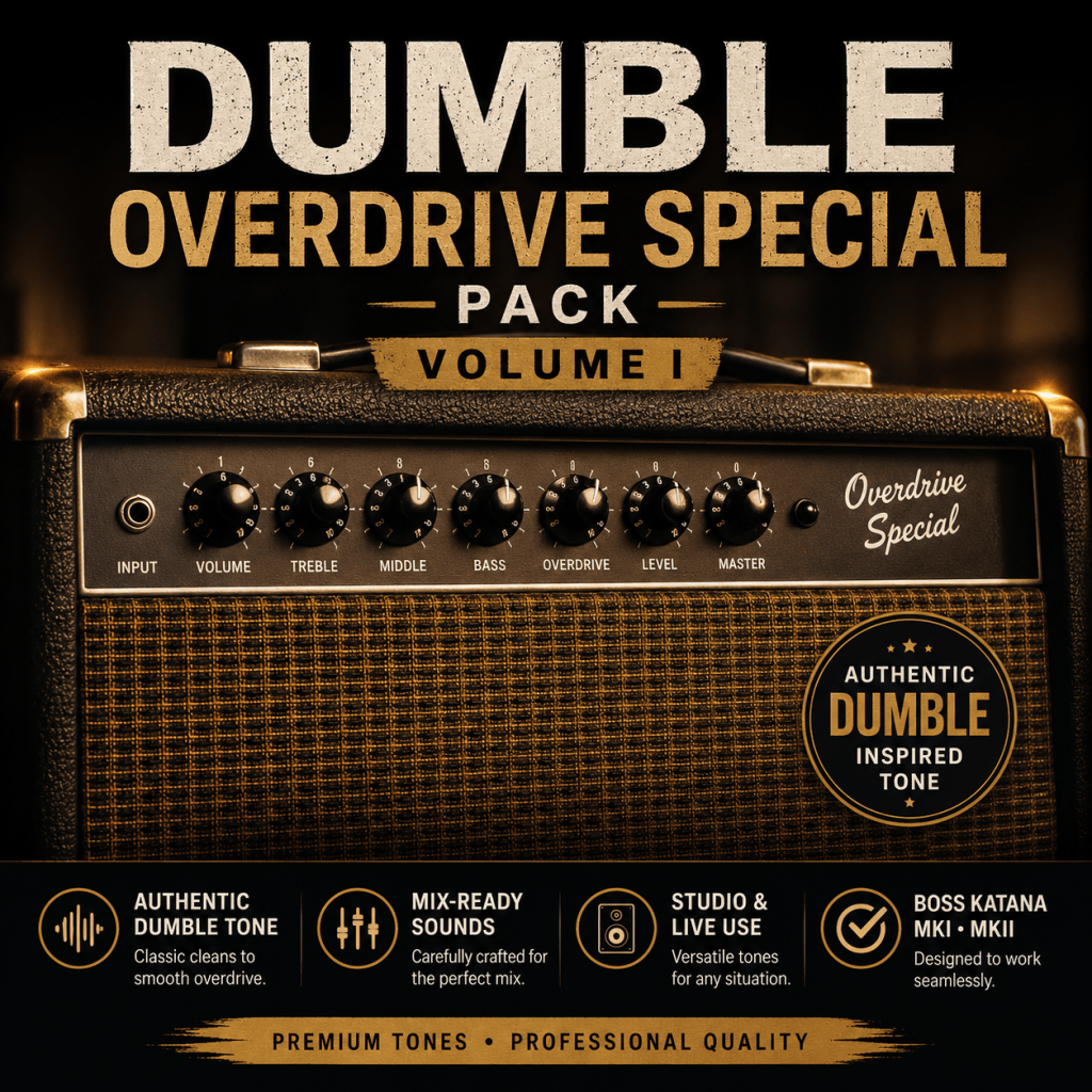 Dumble Overdrive Special Pack (Volume I) – Guitar Patches by Juca Nery