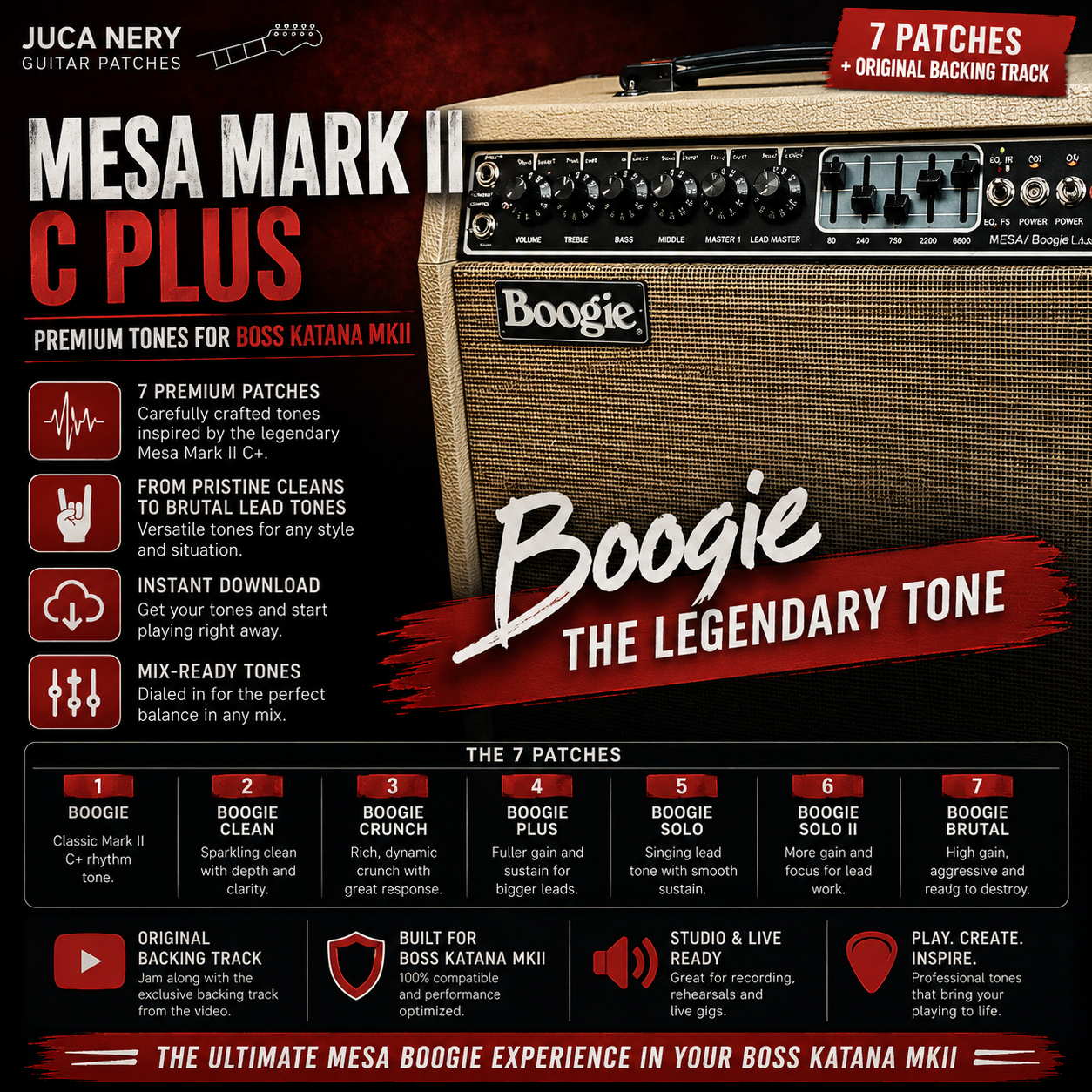 Mesa Mark II C Plus – Guitar Patches by Juca Nery